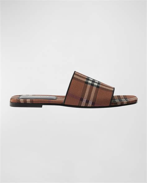 burberry slides buckle|Burberry sandals for women.